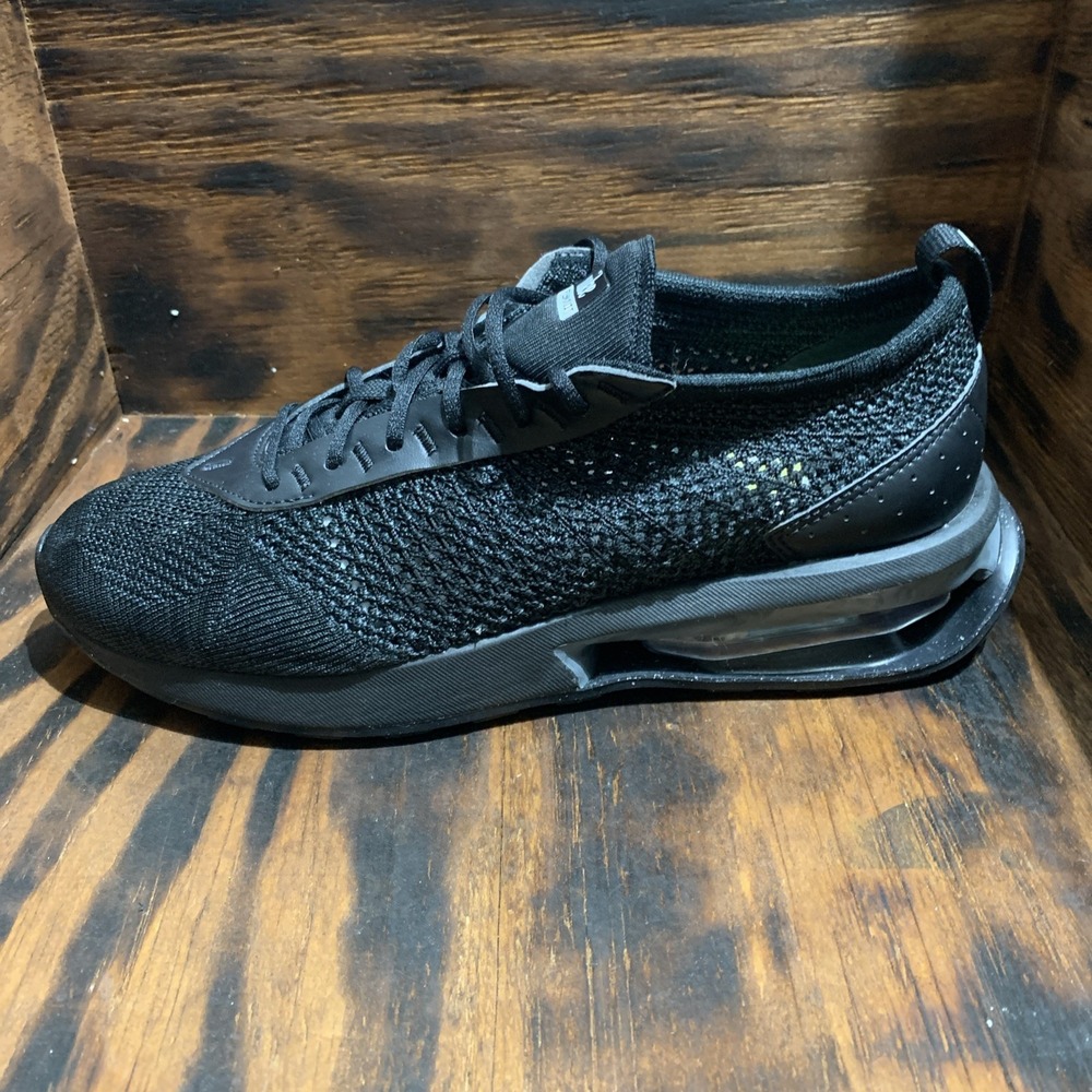 Nike Air Max Flyknit Racer 'Triple Black' Men's Size 9 Athletic Shoes FD2764-001
